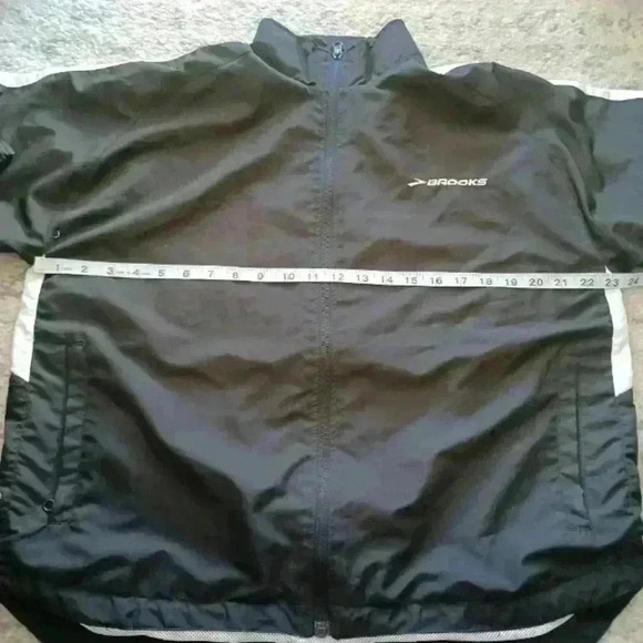 Brooks Mens Black Running Windbreaker M - Picture 14 of 16